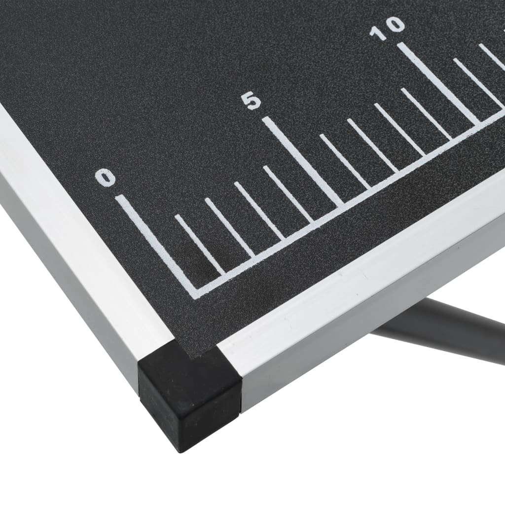 klapbord til tapetsering MDF og aluminium 300x60x78 cm