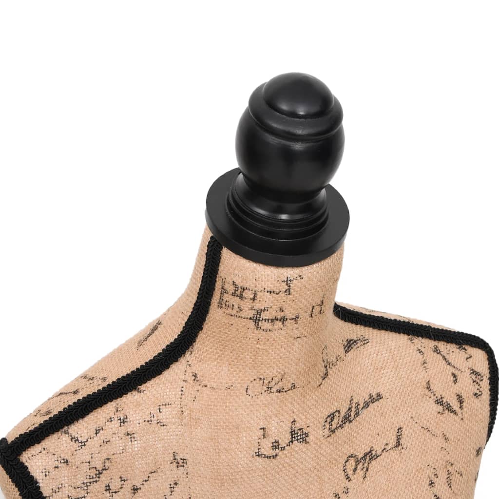 damegine jute brun og sort