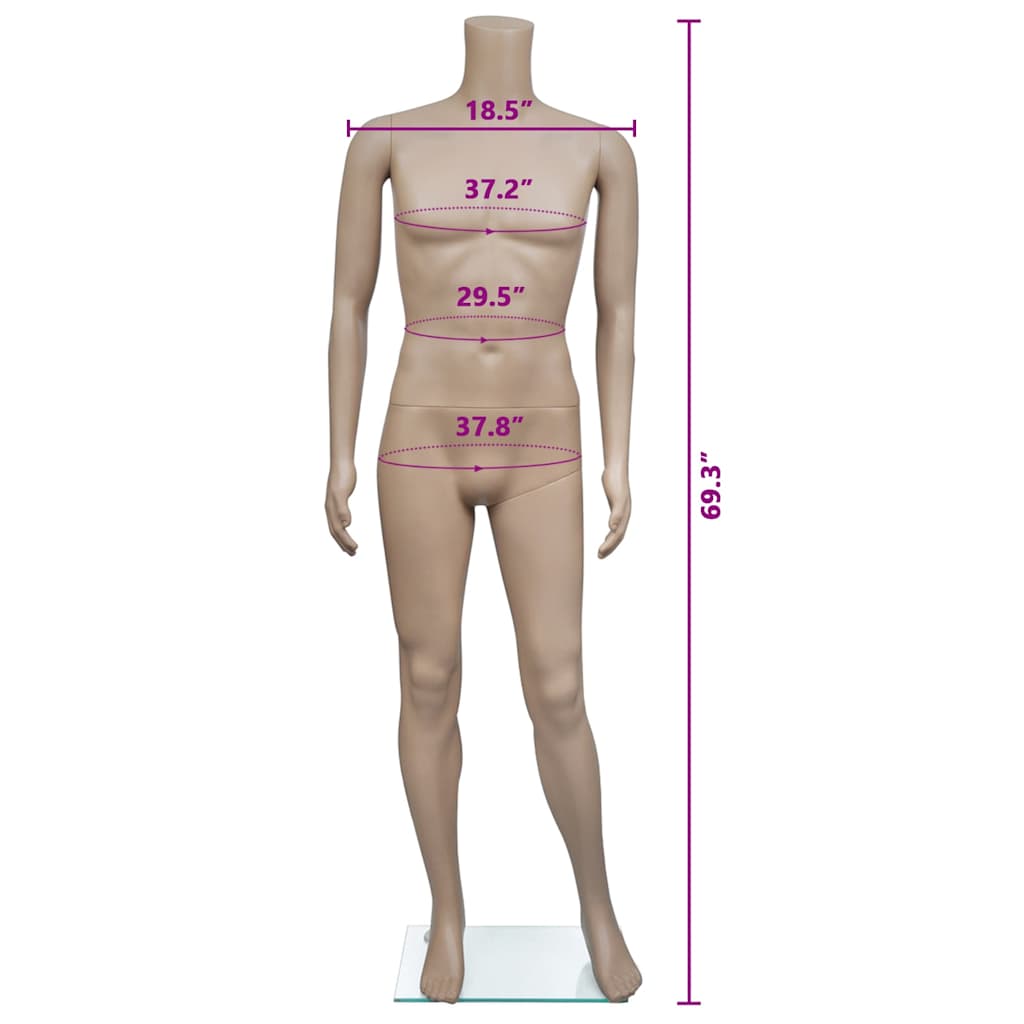 mannequin uden hoved mand