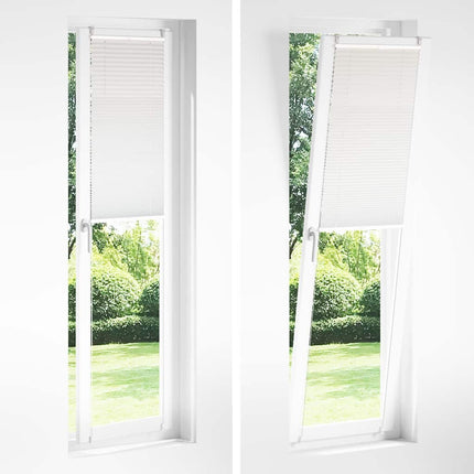 Plisserede blinde 60x200 cm hvid