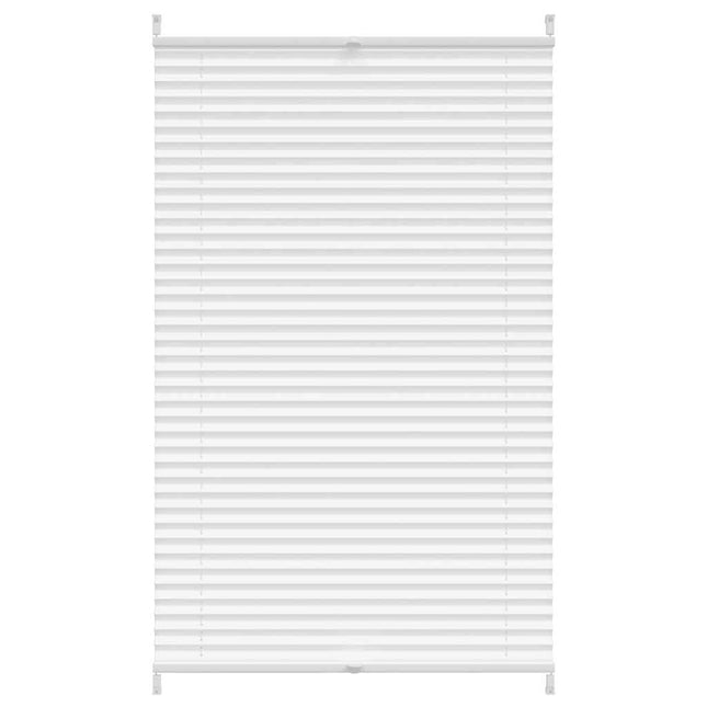 Plisserede blinde 70x125 cm hvid
