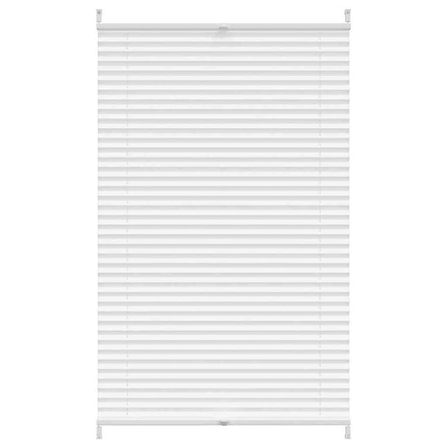 Plisserede blinde 70x125 cm hvid