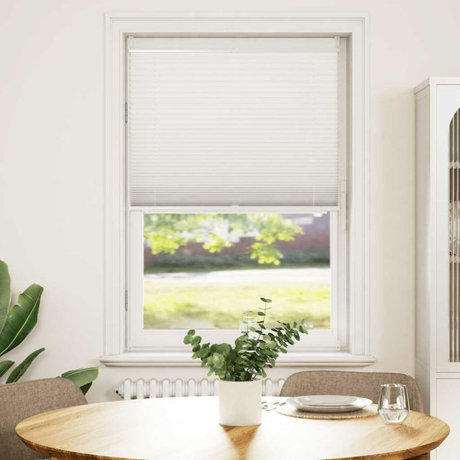 Plisserede blinde 70x125 cm hvid