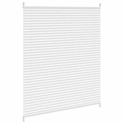 Plisseret blind 100x125 cm hvid