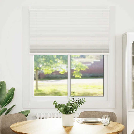 Plisseret blind 100x125 cm hvid