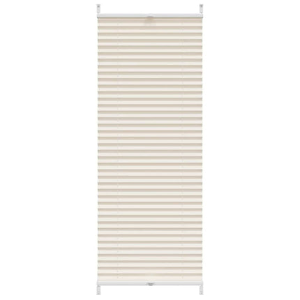 Plisseret blind 60x100 cm creme