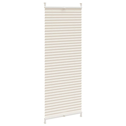 Plisseret blind 60x100 cm creme