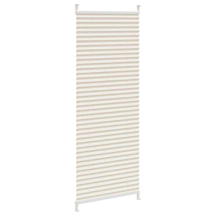 Plisseret blind 60x100 cm creme