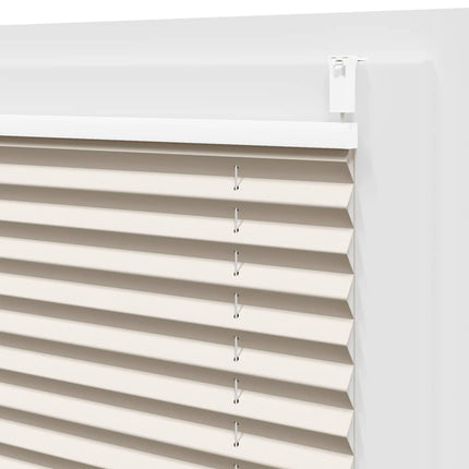 Plisseret blind 60x100 cm creme