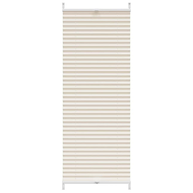 Plisseret blind 60x125 cm creme