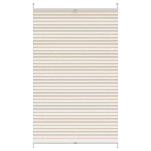 Plisseret blind 70x125 cm creme