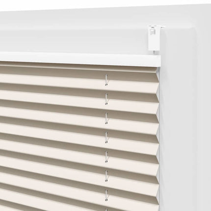 Plisseret blind 70x125 cm creme