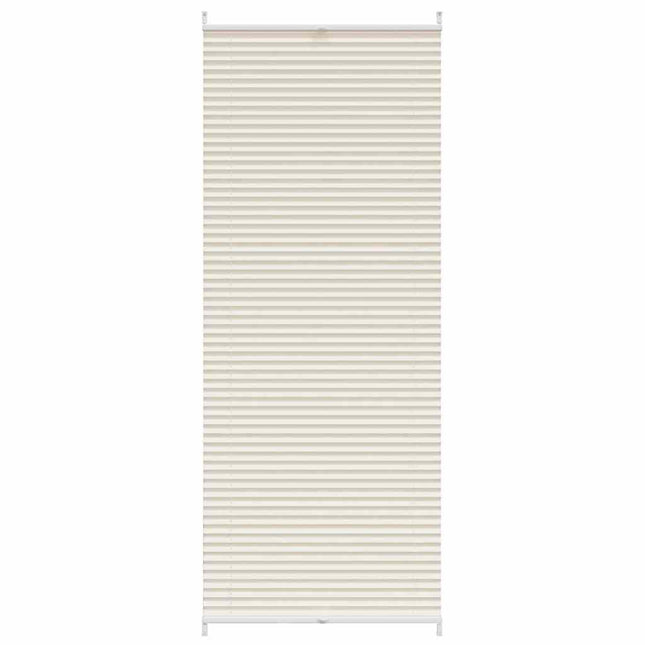 Plisseret blind 70x200 cm creme