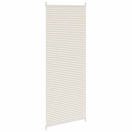 Plisseret blind 70x200 cm creme