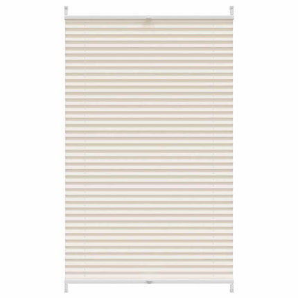 plisségardin 90x100 cm cremefarvet