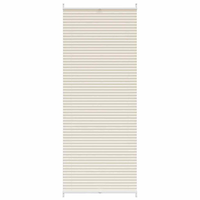 Plisseret blind 90x200 cm creme