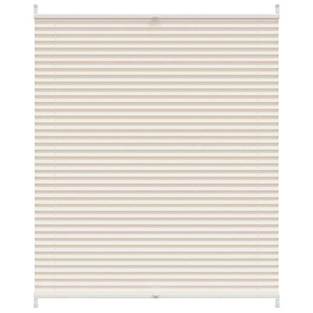 Plisseret blind 100x150 cm creme