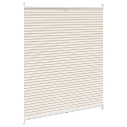Plisseret blind 110x100 cm creme