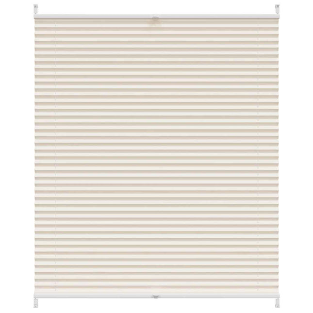 Plisseret blind 110x150 cm creme