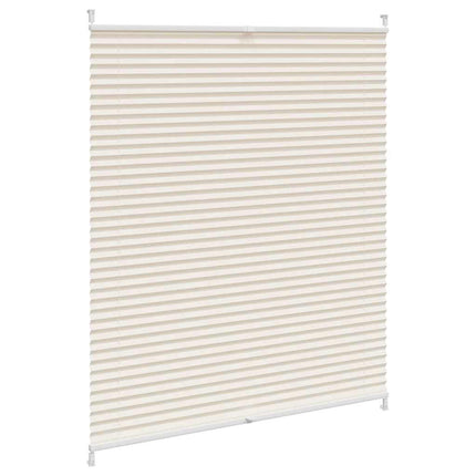 Plisseret blind 110x150 cm creme
