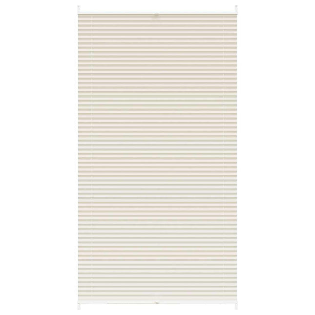 Plisseret blind 110x200 cm creme