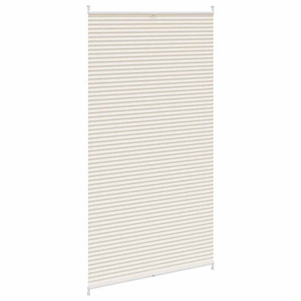 Plisseret blind 110x200 cm creme