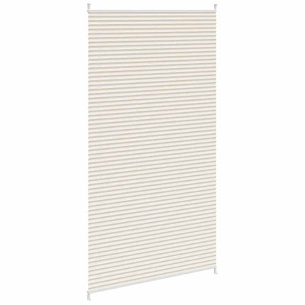 Plisseret blind 110x200 cm creme