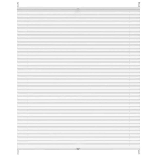 Plisseret blind 110x150 cm hvid