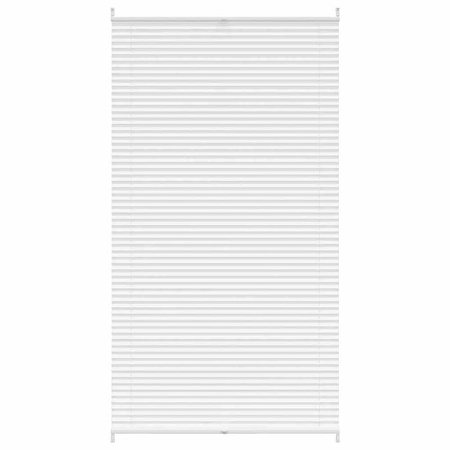 Plisseret blind 110x200 cm hvid