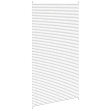 Plisseret blind 110x200 cm hvid
