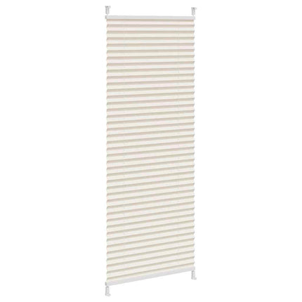 Plisseret blind 40x150 cm creme