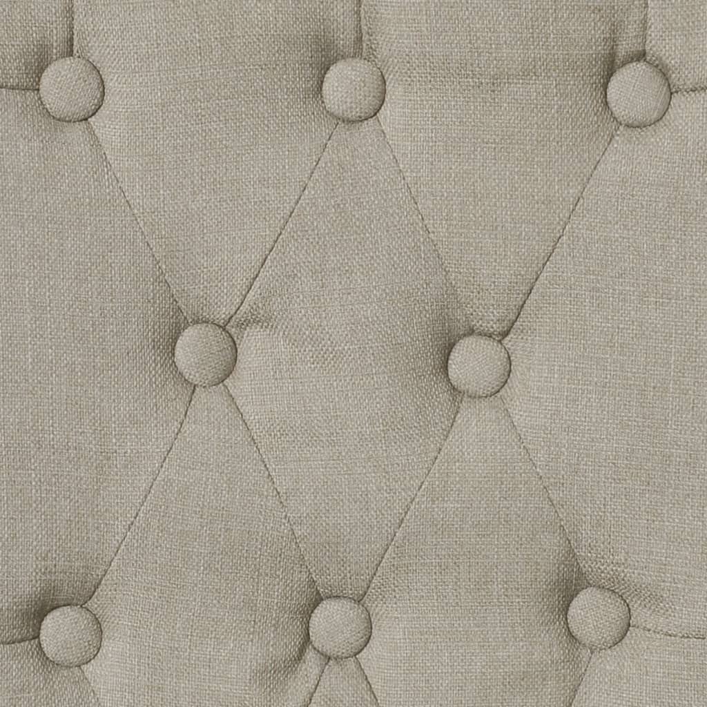 spisebordsstole 4 stk. stof kamelfarvet