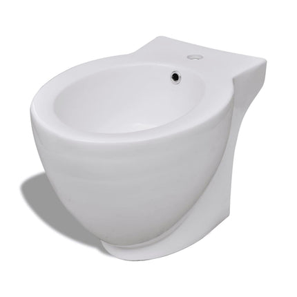 bidet stående keramik hvid
