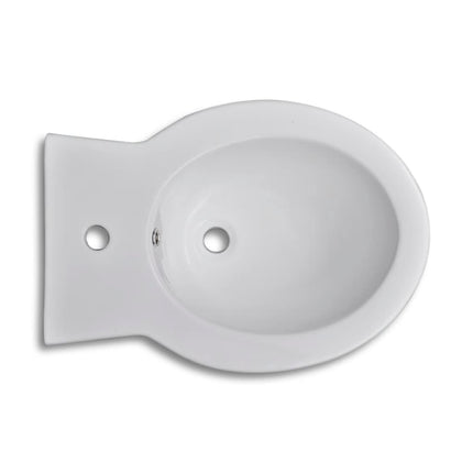 bidet stående keramik hvid