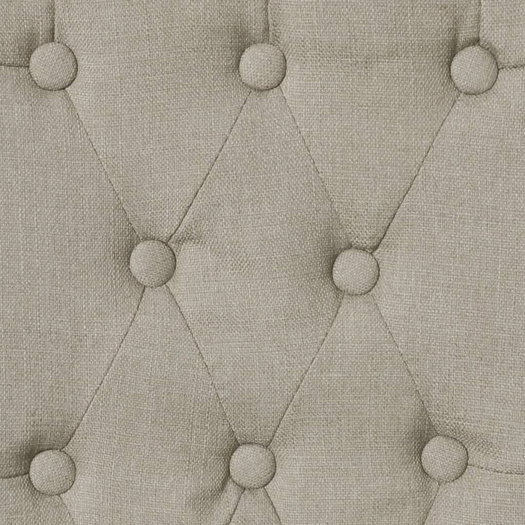 spisebordsstole 6 stk. stof kamelfarvet