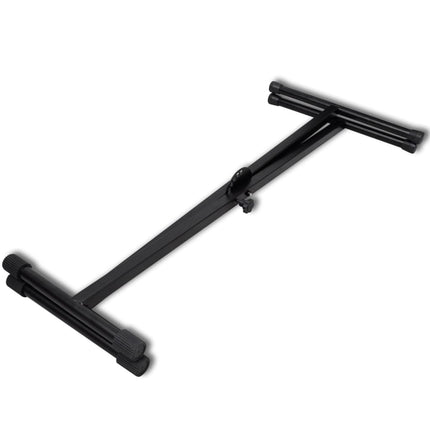 justerbart keyboardstativ og skammel