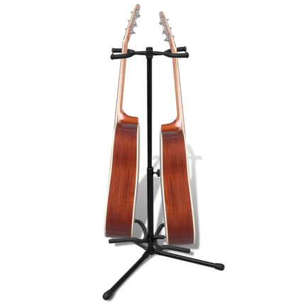 dobbelt guitarstativ justérbart sammenfoldeligt
