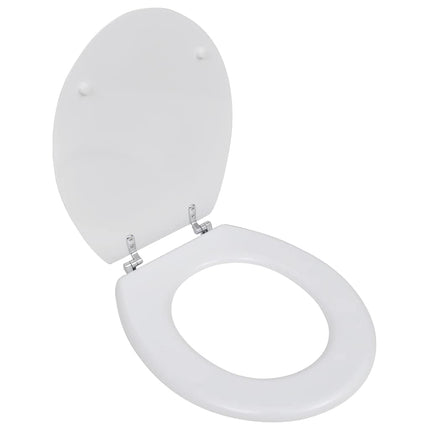 toiletsæde MDF låg enkelt design hvid