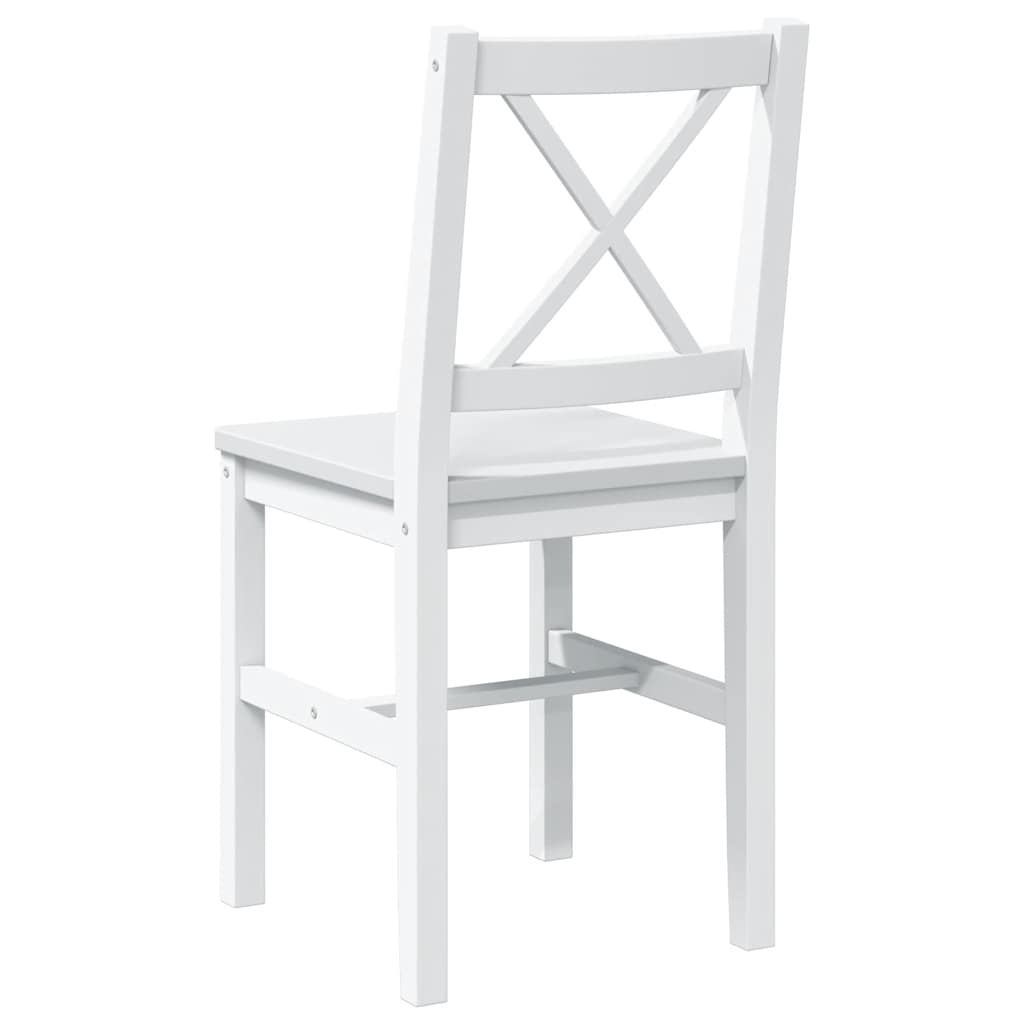 spisebordssæt i 5 dele hvid