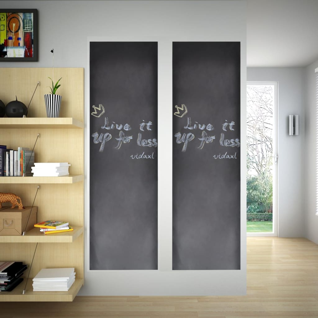wallsticker m. tavlefolie 0,6x2 m 2 ruller inkl. kridt
