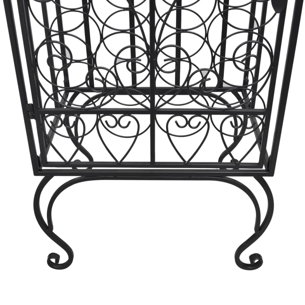 vinreol til 28 flasker metal