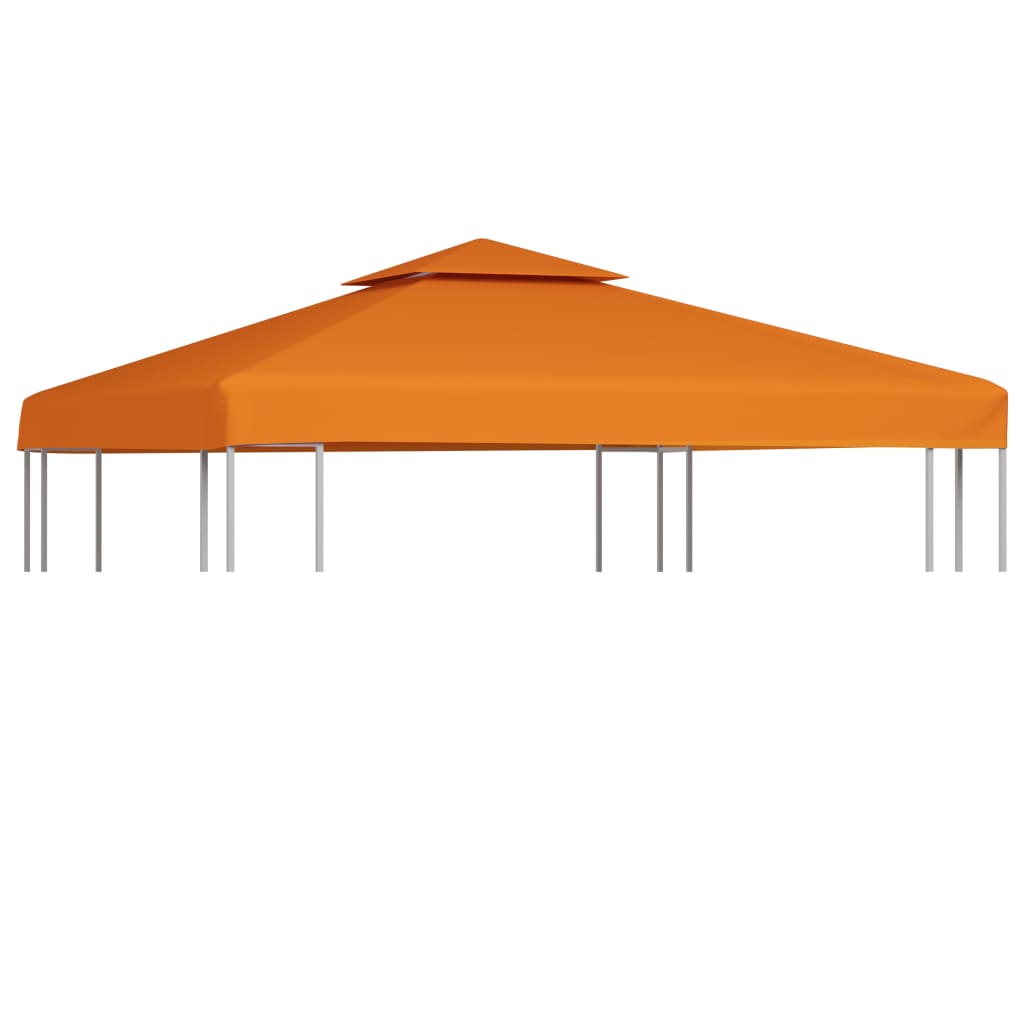 baldakin til havepavillon 3x3 m 310 g/m² orange billede