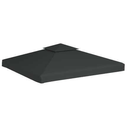 baldakin til havepavillon 3x3 m 310 g/m² mørkegrå