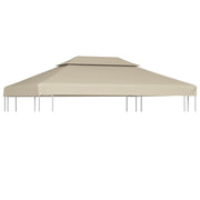baldakin til havepavillon 3x4 m 310 g/m² beige