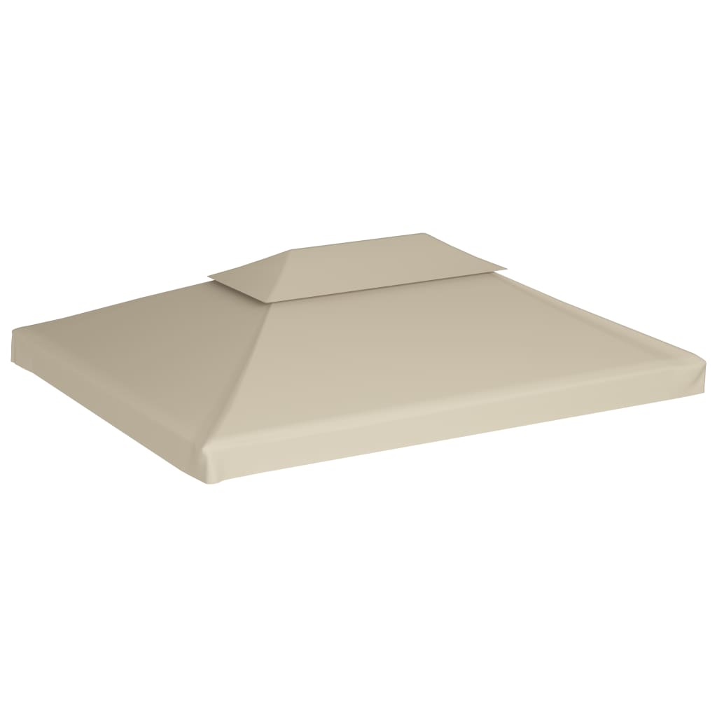 baldakin til havepavillon 3x4 m 310 g/m² beige