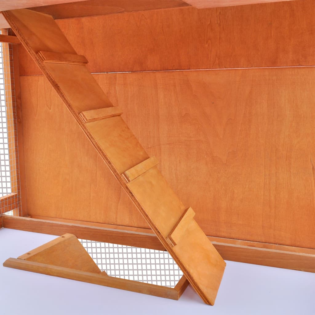 udendørs kaninbur til små kæledyr 3 niveauer træ