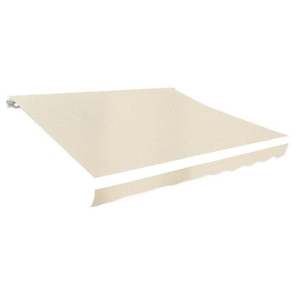 udskiftningsdug til markise 280x245 cm polyester cremefarvet