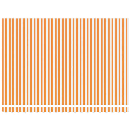 udskiftningsdug til markise 400x300 cm polyester gul og hvid