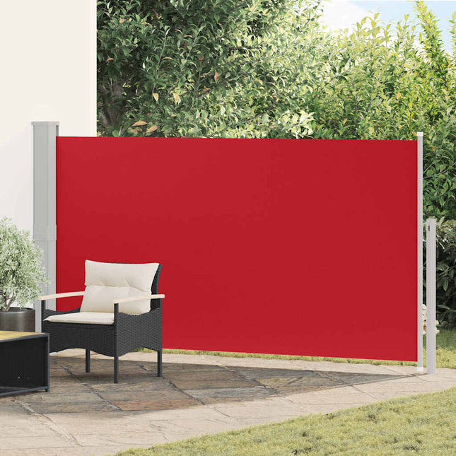 Sidemarkise til terrasse 160x300 cm rød