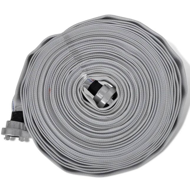 brandslange flad 20 m med D-Storz koblinger 1 tomme